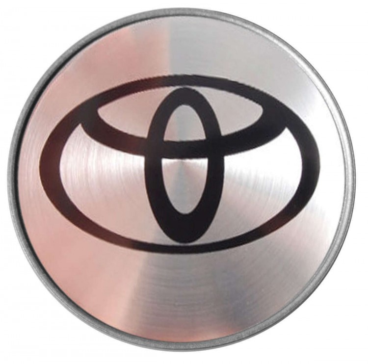 Колпачок на диски Toyota 60/55/7 хром черный