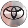 Колпачок на диски Toyota 60/55/7 хром черный