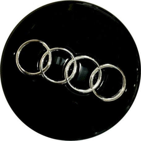 Колпачок на диски Audi, иджитсу 60/57/13 черный хром