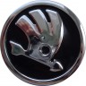 Колпачок на диски Skoda иджитсу 60/57/13 черный-хром 