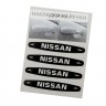 Наклейка на ручки Nissan черные 