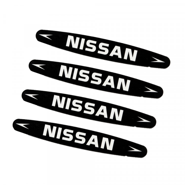 Наклейка на ручки Nissan черные 