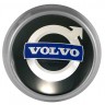 Колпачки на диски ВСМПО со стикером Volvo 74/70/9 черный хром 
