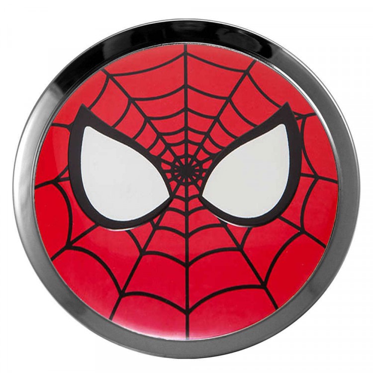 Заглушки для диска со стикером Spiderman (64/60/6) красный 