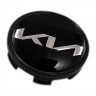 Колпачок на диски KIA 59/56/10 черный стикер новый логотип