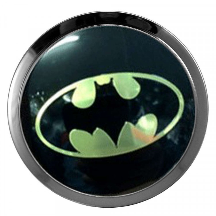 Заглушки для диска со стикером Batman (64/60/6) черный