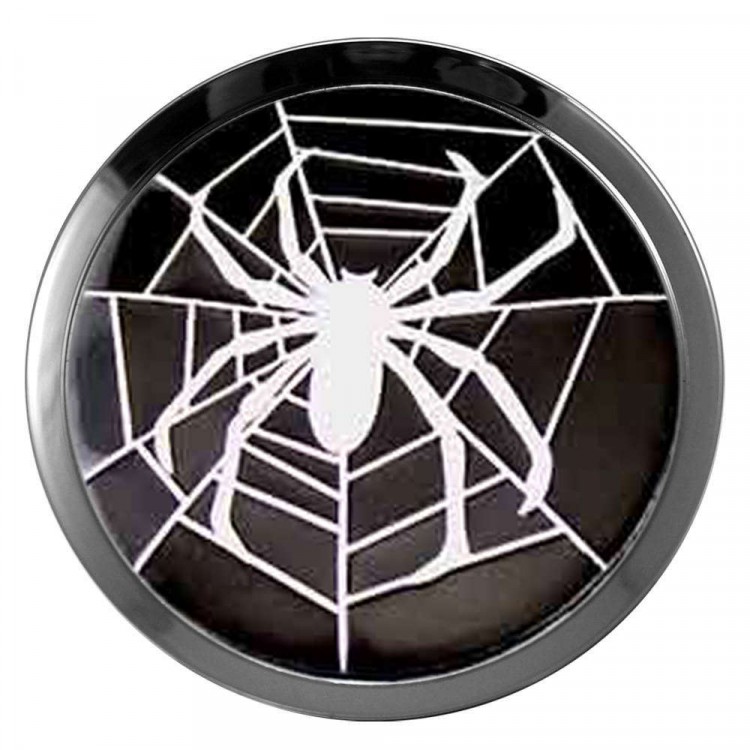 Заглушки для диска со стикером Spider (64/60/6) черный