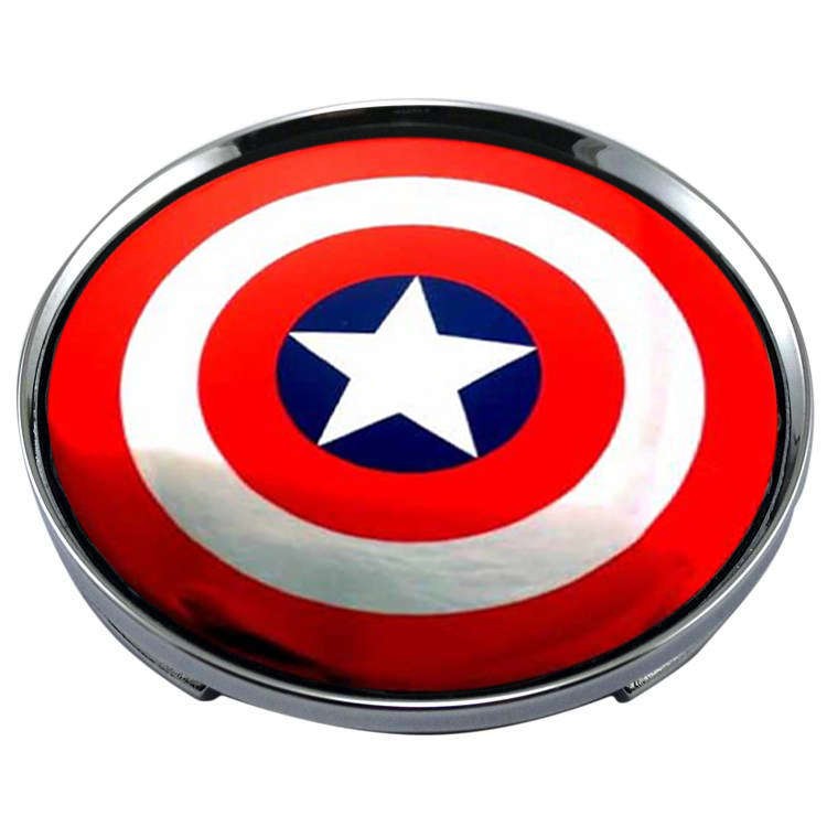 Колпачки на диски 62/56/8 со стикером Captain America
