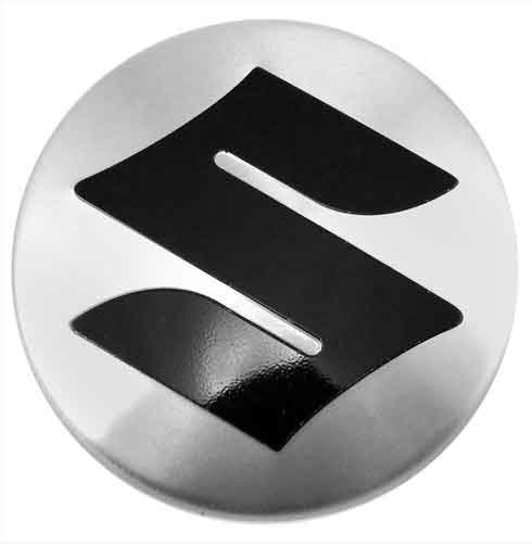 Колпачок на диски СМК 58/54/10 с логотипом Suzuki стальной