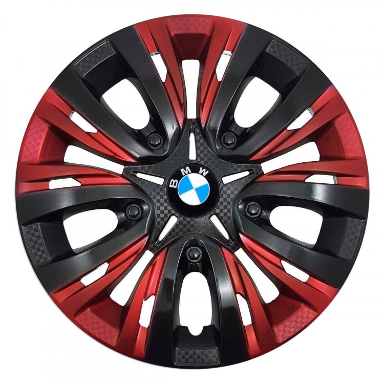 Колпаки на колеса BMW Lion Carbon Red Mix 13