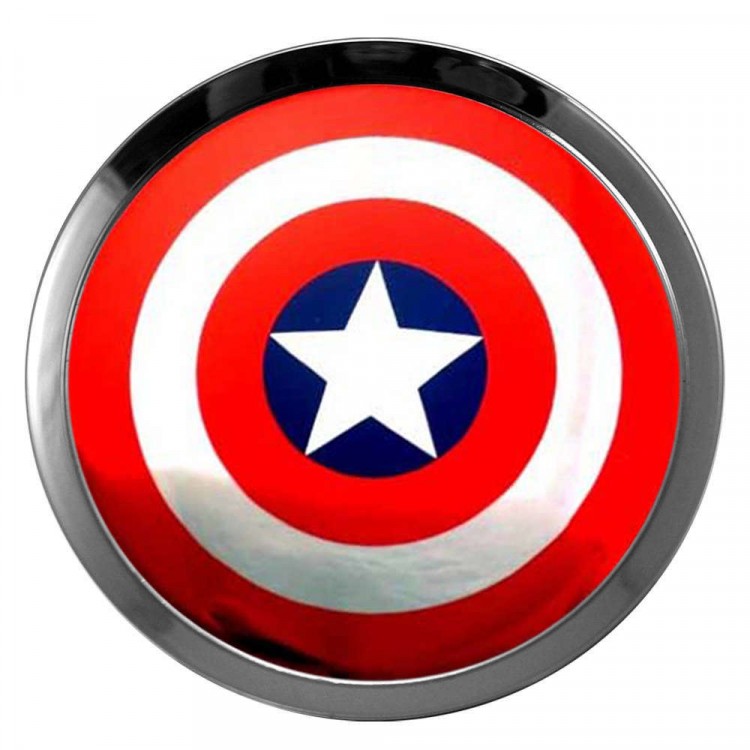 Заглушки для диска со стикером Captain America (64/60/6) 