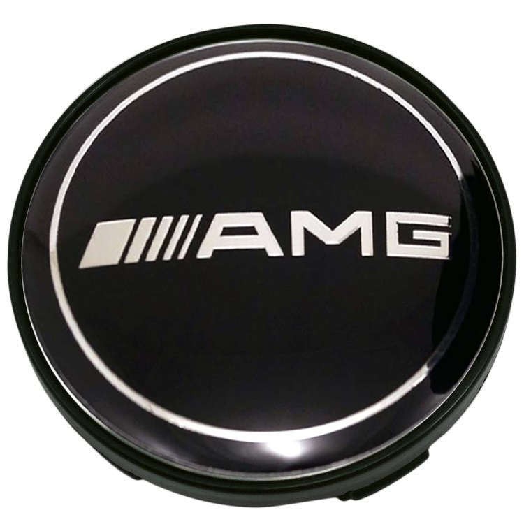 Колпачки на диски Mercedes Amg 60/56/9 black 