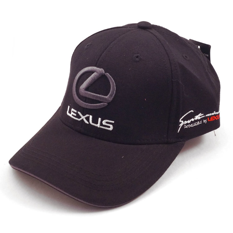 Кепка с козырьком Lexus черная