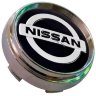 Заглушка ступицы Nissan 66/62/9 хром черный 