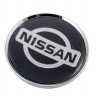 Колпачок на диски Nissan 63/58/8 хром и черный