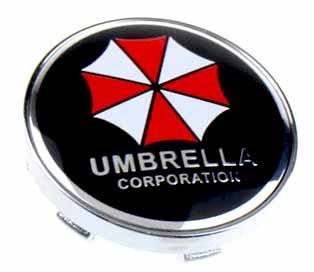 Заглушки для дисков Umbrella 60/56/9 черный-хром