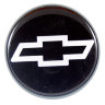 Колпачок на диски Chevrolet 59/56/10 черный,белый league 