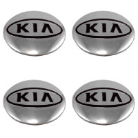 Изображение товара Наклейки на диски KIA steel сфера 54 мм