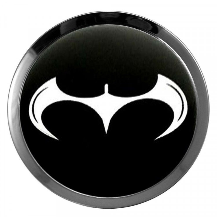 Заглушки для диска со стикером Bat (64/60/6) черный 
