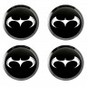 Заглушки для диска со стикером Bat (64/60/6) черный 