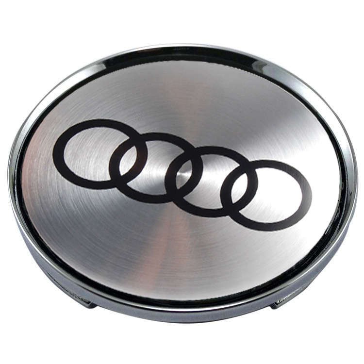 Колпачки на диски 62/56/8 со стикером Audi серебристый 