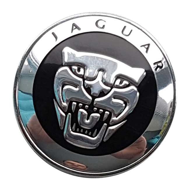 Колпачок ступицы Jaguar 60/56/9 хром-черный 