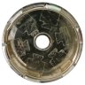 Колпачок на диски Skoda конус 69/65/10 черный-хром      