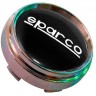 Колпачок на диски Sparco 66/62/9 черный и хром