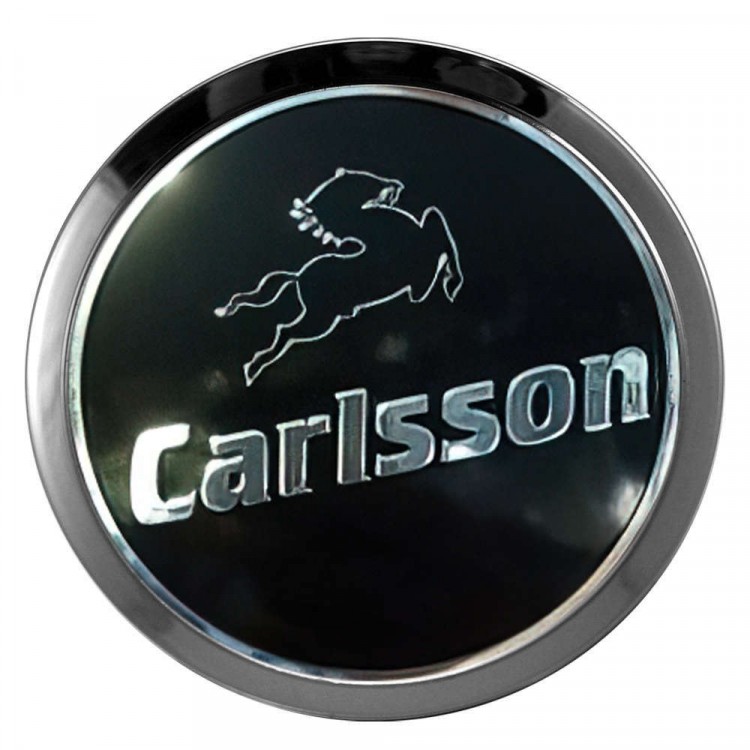 Заглушки для диска со стикером Mercedes Carlsson (64/60/6) черный