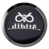 Заглушки для диска со стикером Dibite (64/60/6) черный  