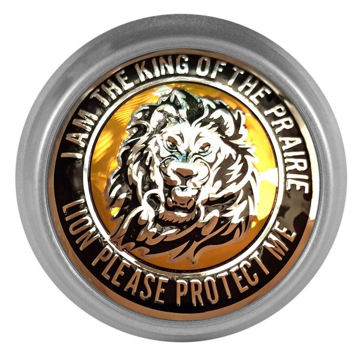 Колпачки на диски ВСМПО со стикером Protect Lion 74/70/9
