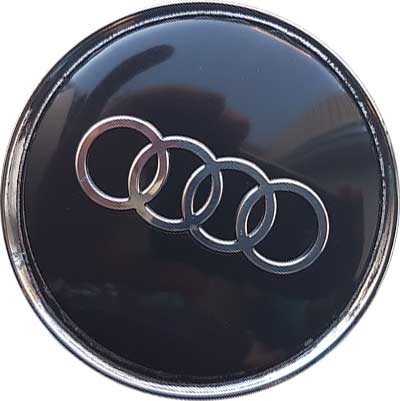 Колпачки на диски Audi 65/60/12 черный и хром