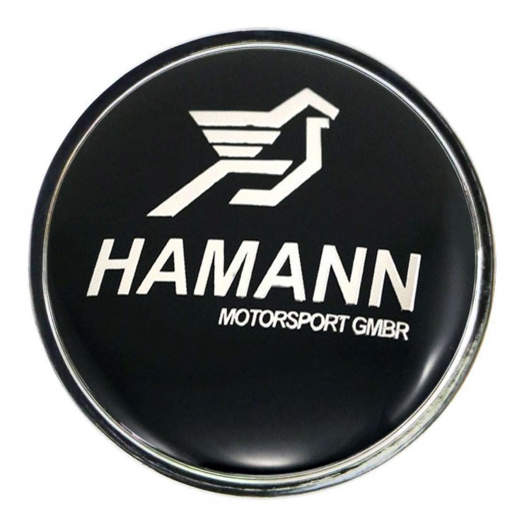 Колпачок ступицы BMW Hamann (63/59/7) черный/хром 