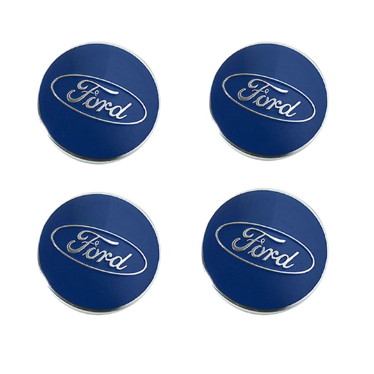 Наклейки на диски Ford blue сфера 56 мм 