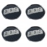 Колпачки на диски 62/56/8 хром со стикером BBS хром и карбон