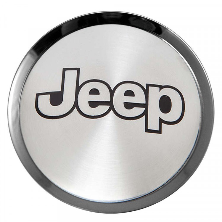 Заглушки для диска со стикером Jeep (64/60/6) хром