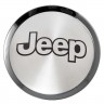 Заглушки для диска со стикером Jeep (64/60/6) хром