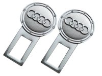 Изображение товара Заглушка ремня безопасности с логотипом Audi хром