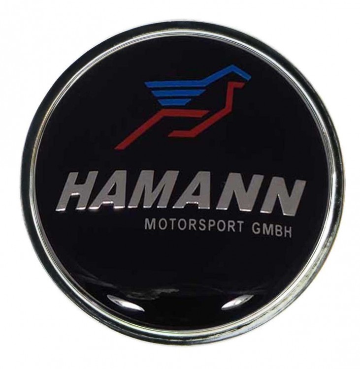 Колпачок ступицы BMW Hamann (63/59/7) хром и черный
