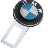 Заглушка ремня безопасности с логотипом BMW хром с синим