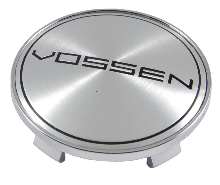 Колпачки для дисков VOSSEN 68/62.5/9 серебро с черным