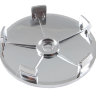 Заглушка ступицы для дисков VOSSEN 68/62.5/9 серебро с черным