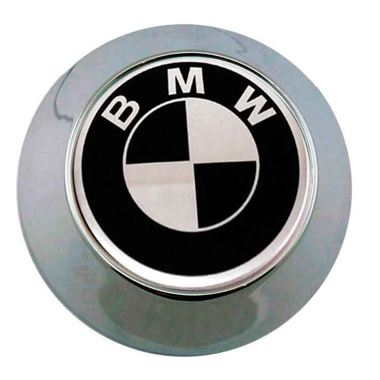 Колпачок на диски BMW 64/60/6 хромированный конус